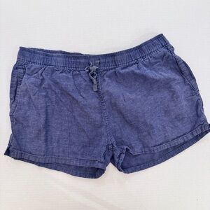 Patagonia Women's Medium Blue Island Hemp Baggies Shorts 3 Inch